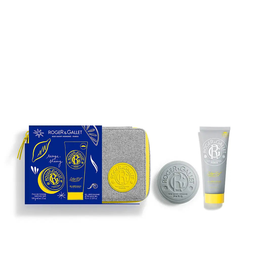 ROGER & GALLET-CONJUNTO DE BARBA COLOGNE TWIST EM CASE 2 PCS.-DrShampoo - Perfumaria e Cosmética