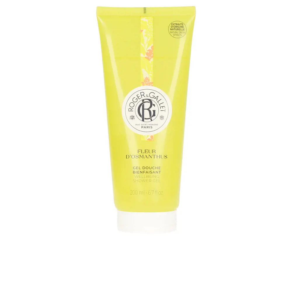 ROGER & GALLET-FLEUR D'OSMANTHUS gel de banho eufórico 200 ml-DrShampoo - Perfumaria e Cosmética