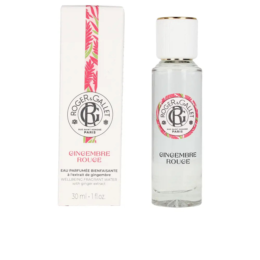 ROGER & GALLET-GINGEMBRE ROUGE eau parfumée spray de bem-estar 30 ml-DrShampoo - Perfumaria e Cosmética