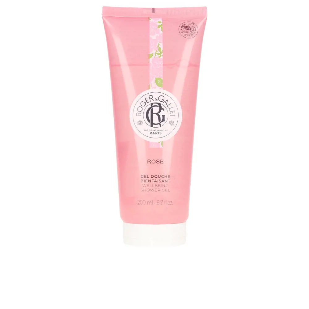 ROGER & GALLET-Gel de banho ROSE apaisant 200 ml-DrShampoo - Perfumaria e Cosmética