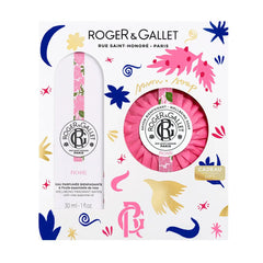 ROGER & GALLET-KIT DE BEM-ESTAR COM ÁGUA PERFUMADA DE ROSAS 2 PCS.-DrShampoo - Perfumaria e Cosmética