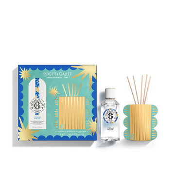 ROGER & GALLET-SET DE BEM-ESTAR DE ÁGUA PERFUMADA VANILLE SOLEIL COM 2 PEÇAS.-DrShampoo - Perfumaria e Cosmética Imagem principal do produto