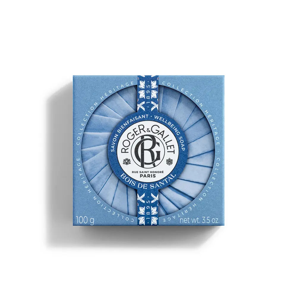 ROGER & GALLET-Sabonete de Bem-Estar de Sândalo 100 g.-DrShampoo - Perfumaria e Cosmética