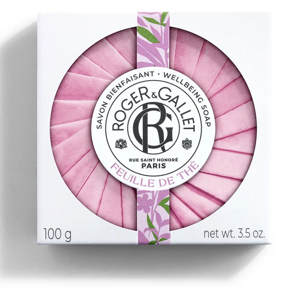 ROGER & GALLET-Sabonete perfumado FEUILLE DE THÉ 100 g.-DrShampoo - Perfumaria e Cosmética