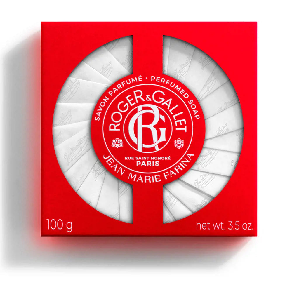 ROGER & GALLET-Sabonete perfumado JEAN MARIE FARINA 100 g.-DrShampoo - Perfumaria e Cosmética