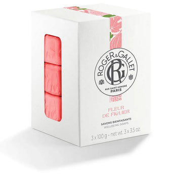 ROGER & GALLET-Sabonetes perfumados FLEUR DE FIGUIER 3 x 100 gr.-DrShampoo - Perfumaria e Cosmética Imagem principal do produto