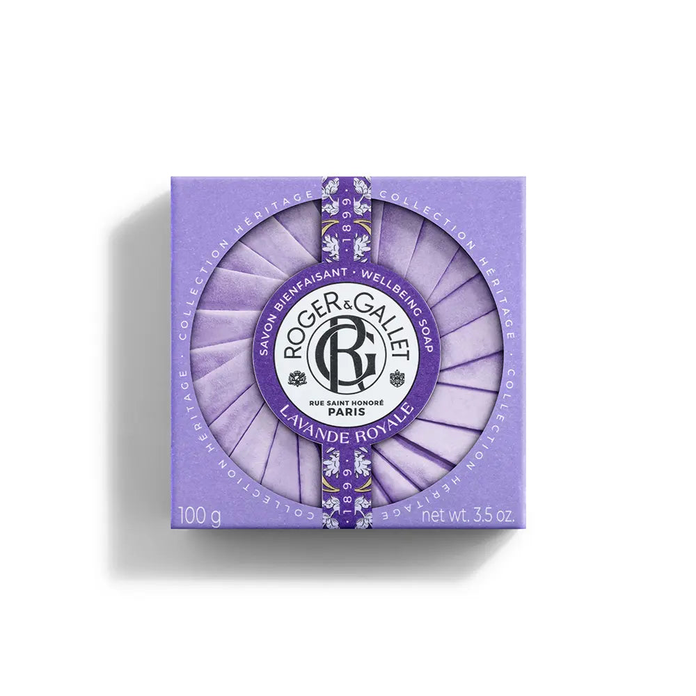 ROGER & GALLET-sabão de bem-estar LAVANDE ROYALE 100 g-DrShampoo - Perfumaria e Cosmética