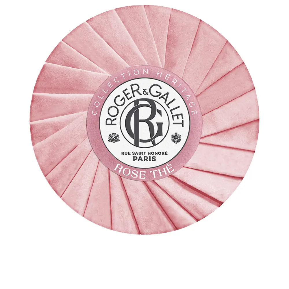 ROGER & GALLET-sabão de bem-estar ROSE THÉ 100 gr.-DrShampoo - Perfumaria e Cosmética