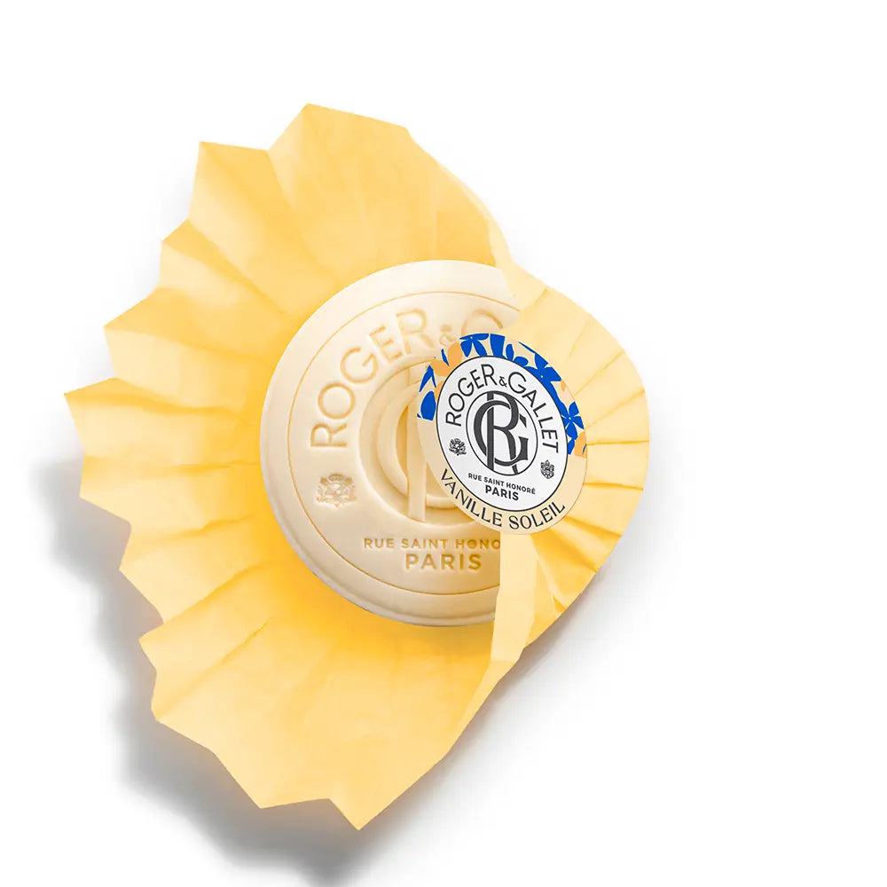 ROGER & GALLET-sabão perfumado VANILLE SOLEIL 100 gr.-DrShampoo - Perfumaria e Cosmética