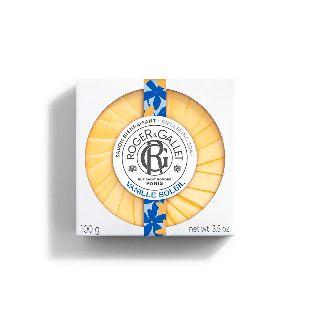 ROGER & GALLET-sabão perfumado VANILLE SOLEIL 100 gr.-DrShampoo - Perfumaria e Cosmética