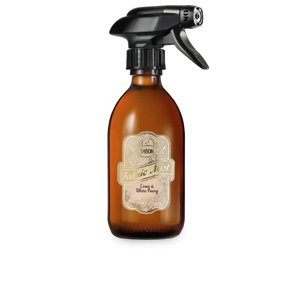 SABON-FABRIC MIST linho peônia branca 300 ml-DrShampoo - Perfumaria e Cosmética