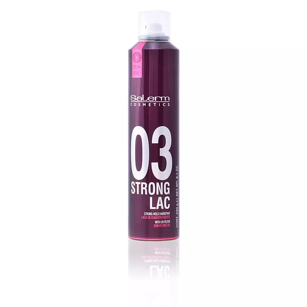SALERM-STRONG LAC 03 spray de fixação forte 405 ml-DrShampoo - Perfumaria e Cosmética