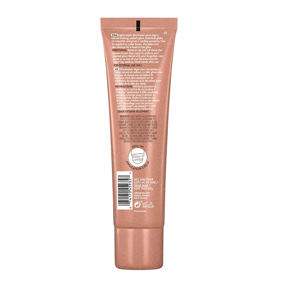 SALLY HANSEN-AIRBRUSH LEGS iluminador Nude Glow 100 ml.-DrShampoo - Perfumaria e Cosmética