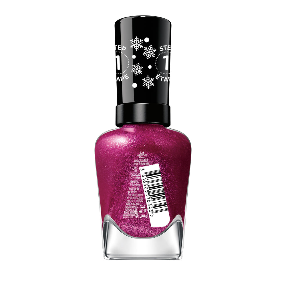 SALLY HANSEN-MIRACLE GEL HOLIDAY Esmalte de Unha 923 Sugar Plum Kisses 917 ml.-DrShampoo - Perfumaria e Cosmética