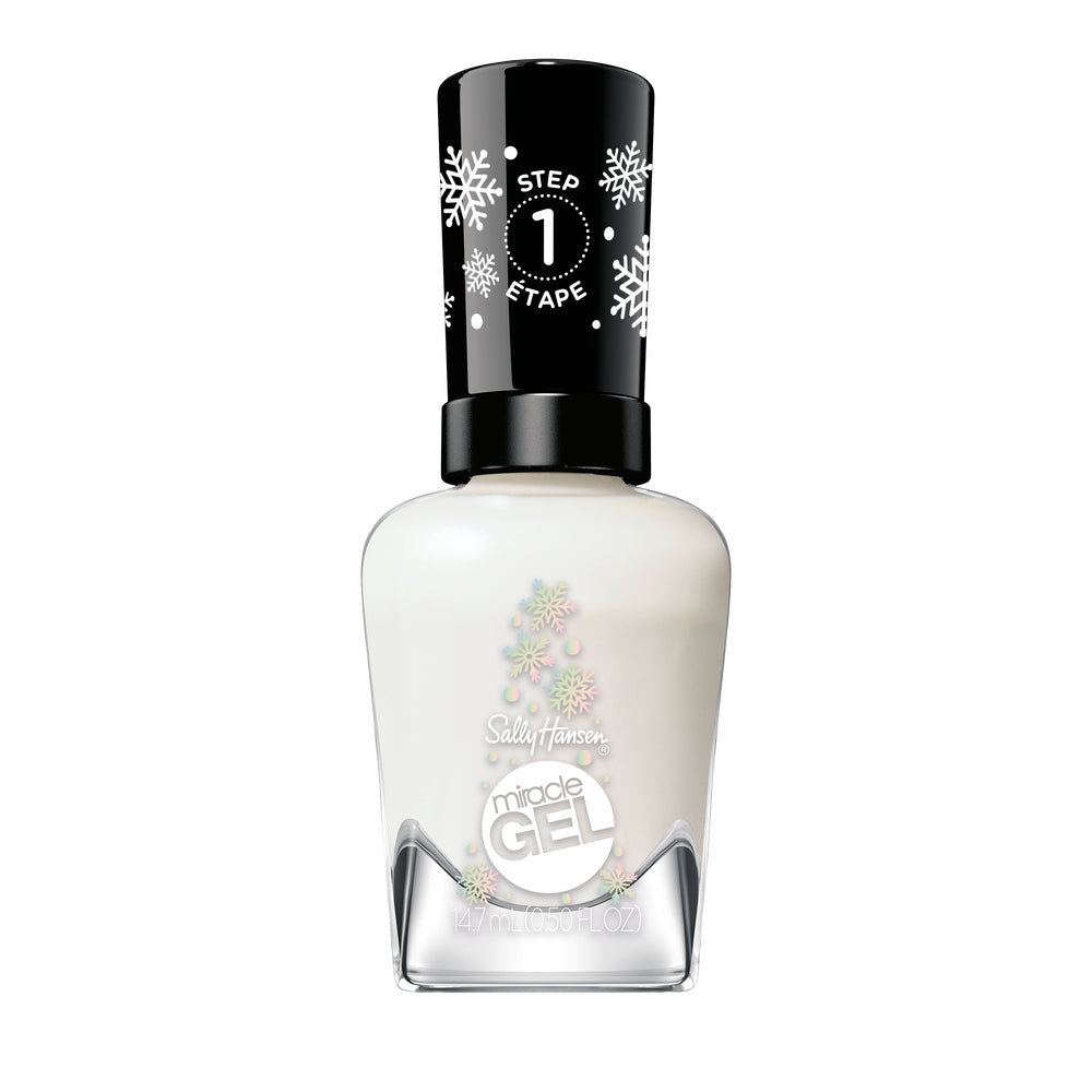 SALLY HANSEN-MIRACLE GEL HOLIDAY esmalte de unhas 917 Dia de Neve de Férias 917 ml.-DrShampoo - Perfumaria e Cosmética