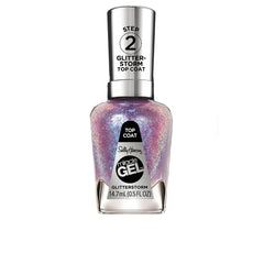 SALLY HANSEN-MIRACLE GEL top coat 112 Glitterstorm 15 ml.-DrShampoo - Perfumaria e Cosmética