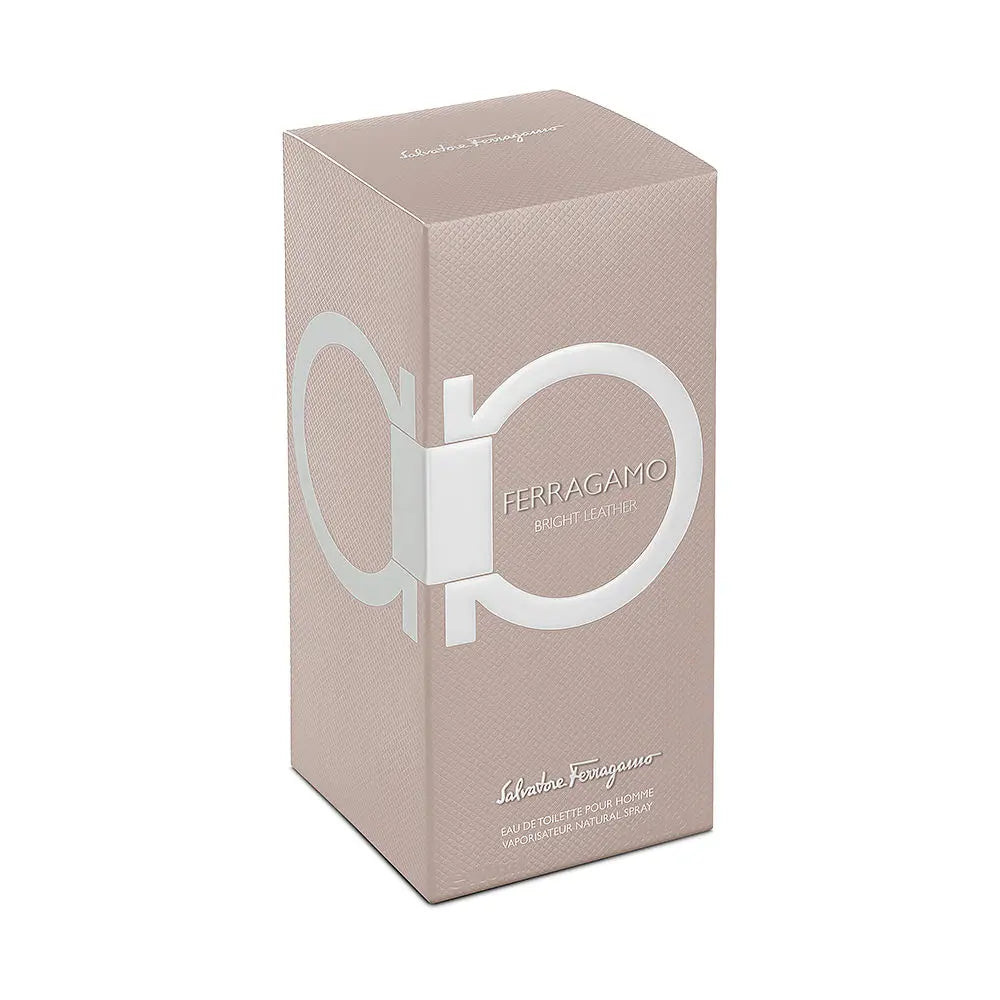 SALVATORE FERRAGAMO-FERRAGAMO BRIGHT LEATHER HOMENS edt vaporizador 100 ml-DrShampoo - Perfumaria e Cosmética