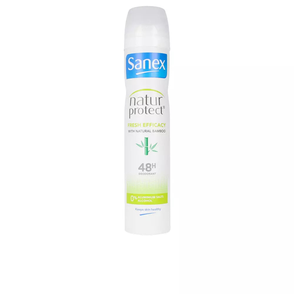 SANEX-NATUR PROTECT 0% Fresh Bambu Deo Spray 200 ml-DrShampoo - Perfumaria e Cosmética
