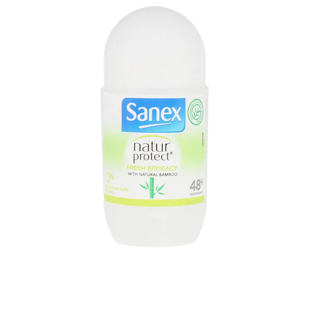 SANEX-NATUR PROTECT Deo roll-on 0% bambu fresco 50 ml-DrShampoo - Perfumaria e Cosmética