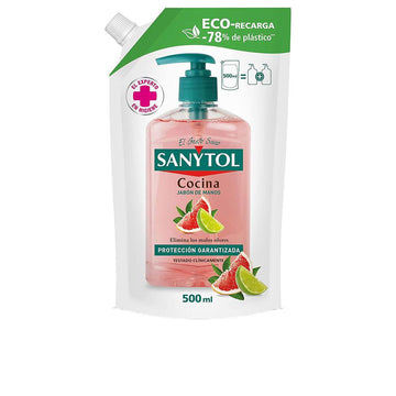 SANYTOL-SANYTOL REPLACEMENT ECO antibacterial kitchen soap 500 ml-DrShampoo - Perfumaria e Cosmética Image principale du produit