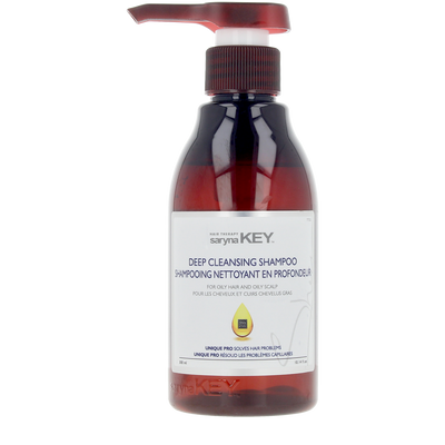 SARYNA KEY-Shampoo de limpeza profunda para cabelos oleosos 300 ml-DrShampoo - Perfumaria e Cosmética