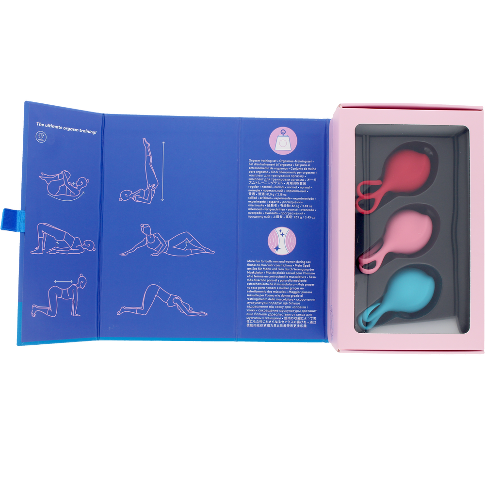 SATISFYER-CAIXA SATISFYER CHINESE BALLS 3 pcs.-DrShampoo - Perfumaria e Cosmética