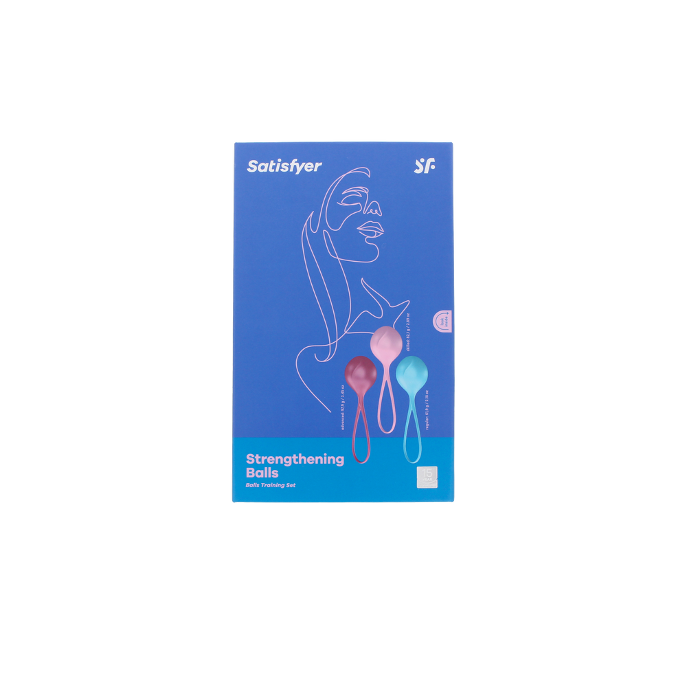 SATISFYER-CAIXA SATISFYER CHINESE BALLS 3 pcs.-DrShampoo - Perfumaria e Cosmética
