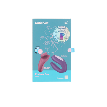 SATISFYER-Conjunto SATISFYER PARTNER BOX 2 peças.-DrShampoo - Perfumaria e Cosmética Imagem principal do produto