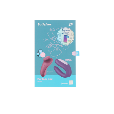 SATISFYER-Conjunto SATISFYER PARTNER BOX 2 peças.-DrShampoo - Perfumaria e Cosmética