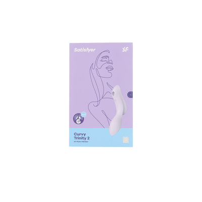 SATISFYER-SATISFYER CURVY TRINITY 2 violeta ar 1 un.-DrShampoo - Perfumaria e Cosmética