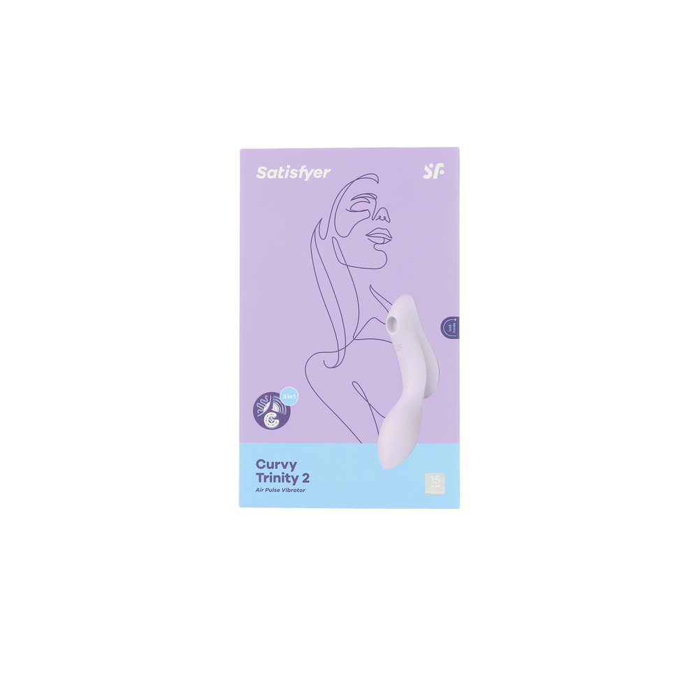 SATISFYER-SATISFYER CURVY TRINITY 2 violeta ar 1 un.-DrShampoo - Perfumaria e Cosmética
