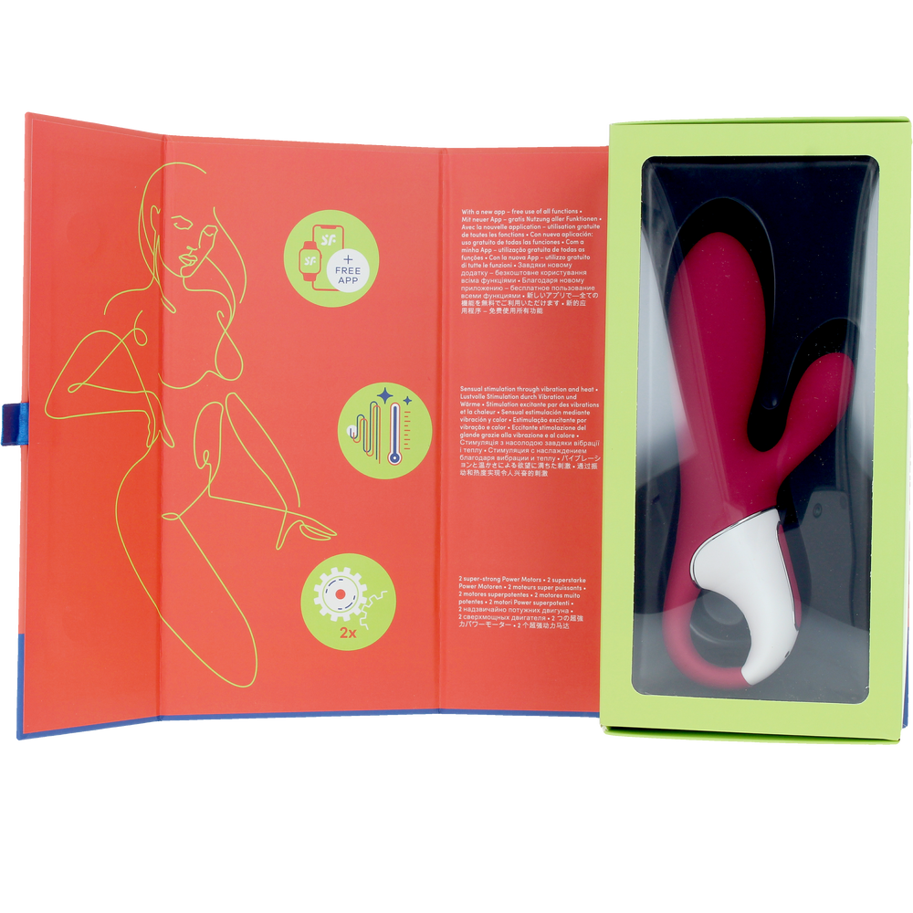 SATISFYER-SATISFYER HOT BUNNY vibrador aquecedor 1 unidade.-DrShampoo - Perfumaria e Cosmética