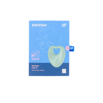 SATISFYER-SATISFYER PERFECT PAIR 3 vibrador verde 1 un.-DrShampoo - Perfumaria e Cosmética Imagem principal do produto