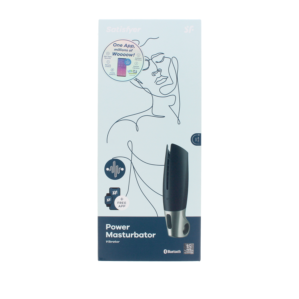 SATISFYER-SATISFYER POWER MASTURBATOR vibrador 1 un.-DrShampoo - Perfumaria e Cosmética