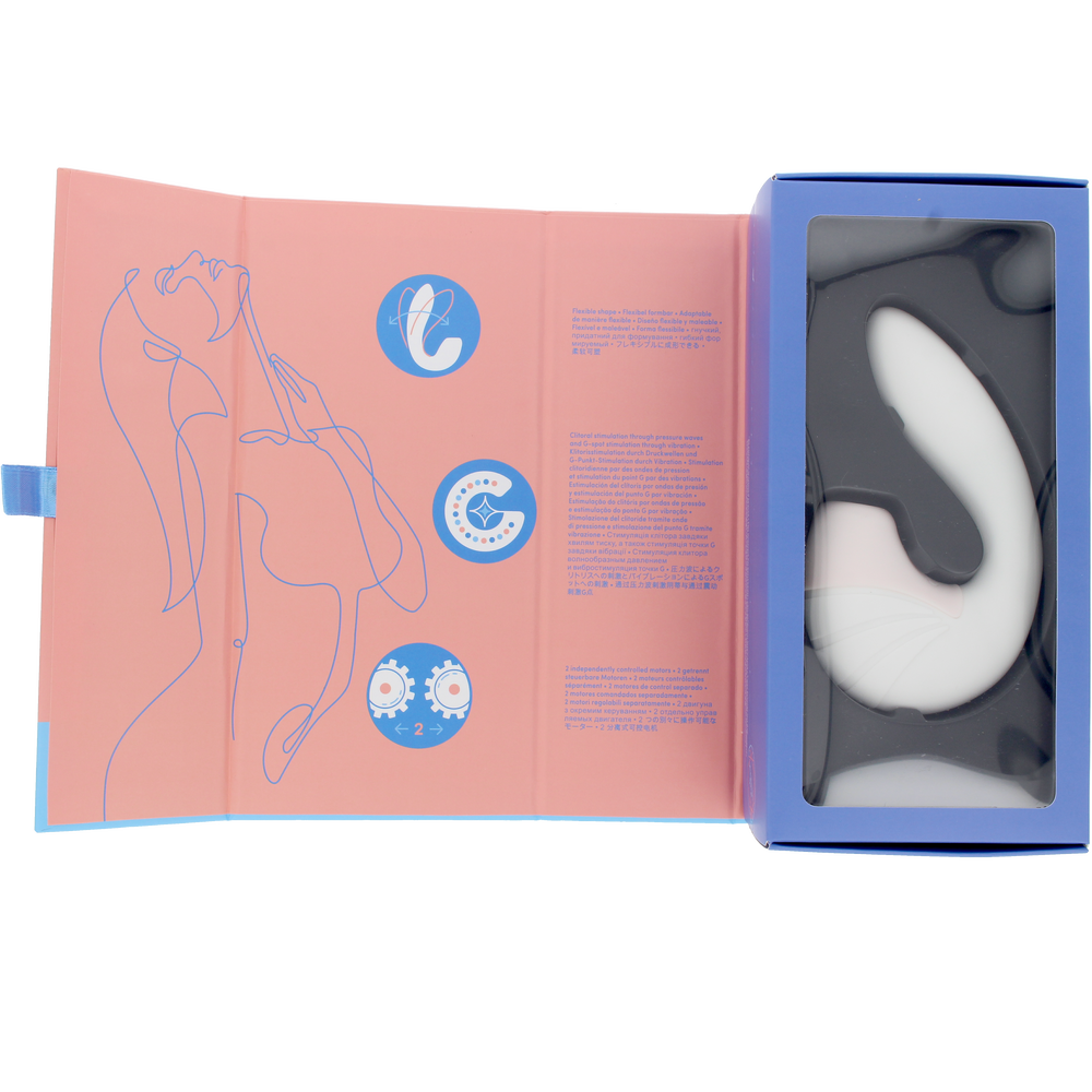 SATISFYER-VENTOSA SATISFYER SUPERNOVA branca 1 un.-DrShampoo - Perfumaria e Cosmética