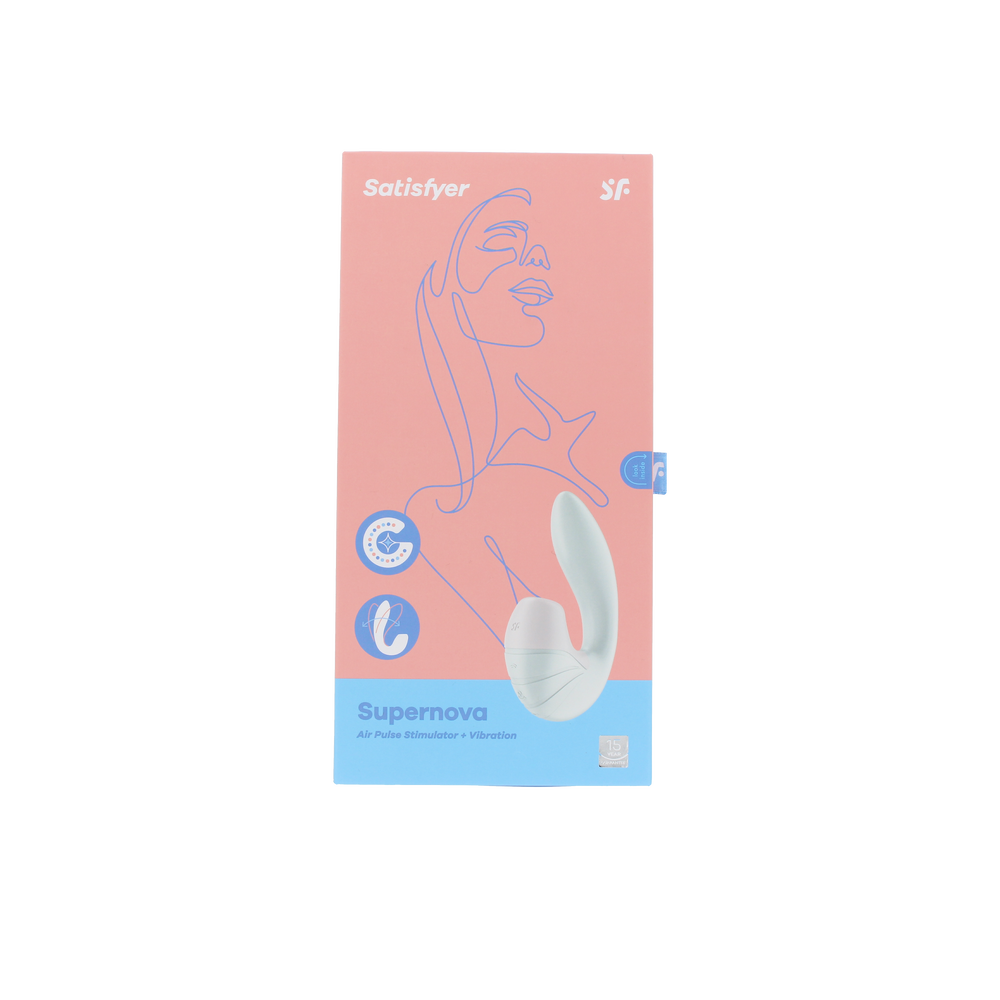 SATISFYER-VENTOSA SATISFYER SUPERNOVA branca 1 un.-DrShampoo - Perfumaria e Cosmética