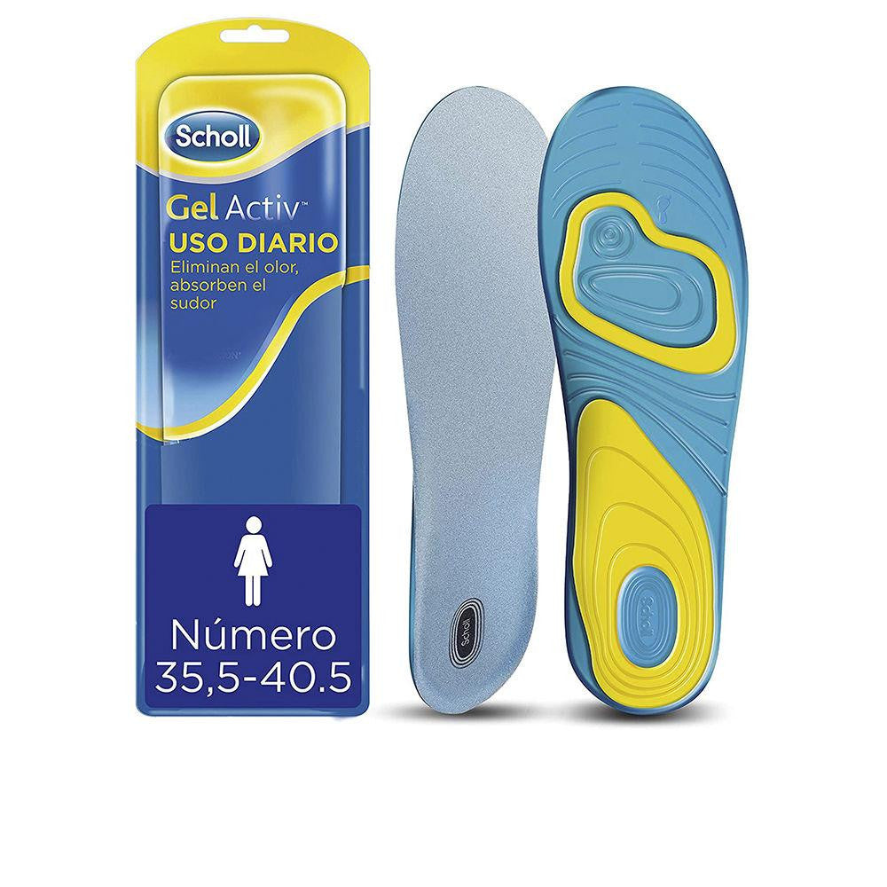 SCHOLL-ACTIV GEL DAILY USE women39s insoles comfort and odor absorption Size 355 405 1 u-DrShampoo - Perfumaria e Cosmética