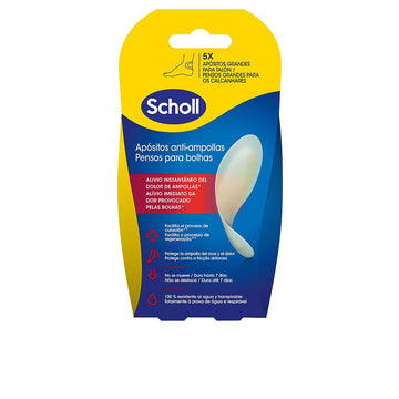 SCHOLL-Large anti-blister DRESSINGS 5 units-DrShampoo - Perfumaria e Cosmética Imagem principal do produto