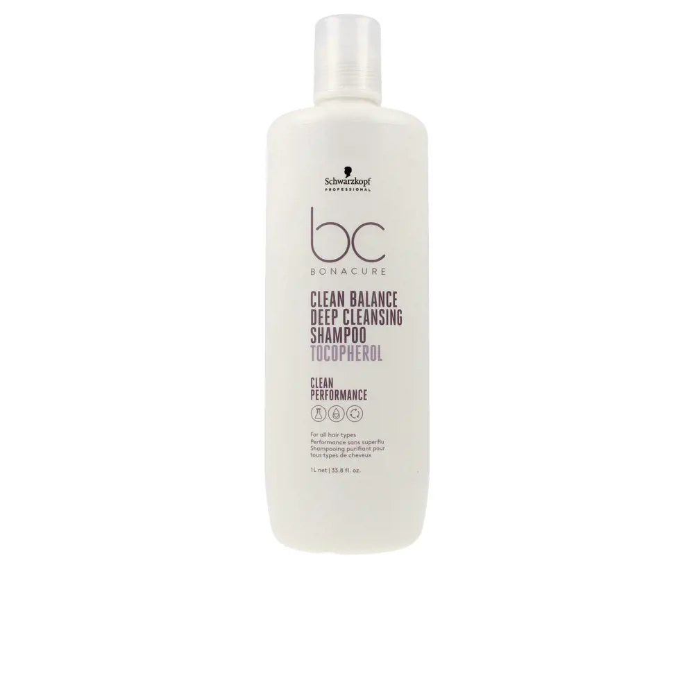 SCHWARZKOPF-BC CLEAN BALANCE champô de limpeza profunda 1000 ml-DrShampoo - Perfumaria e Cosmética