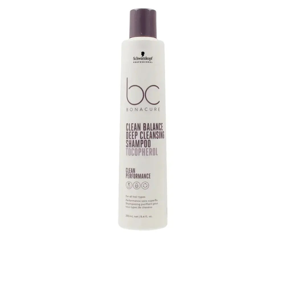 SCHWARZKOPF-BC CLEAN BALANCE shampoo de limpeza profunda 250 ml.-DrShampoo - Perfumaria e Cosmética