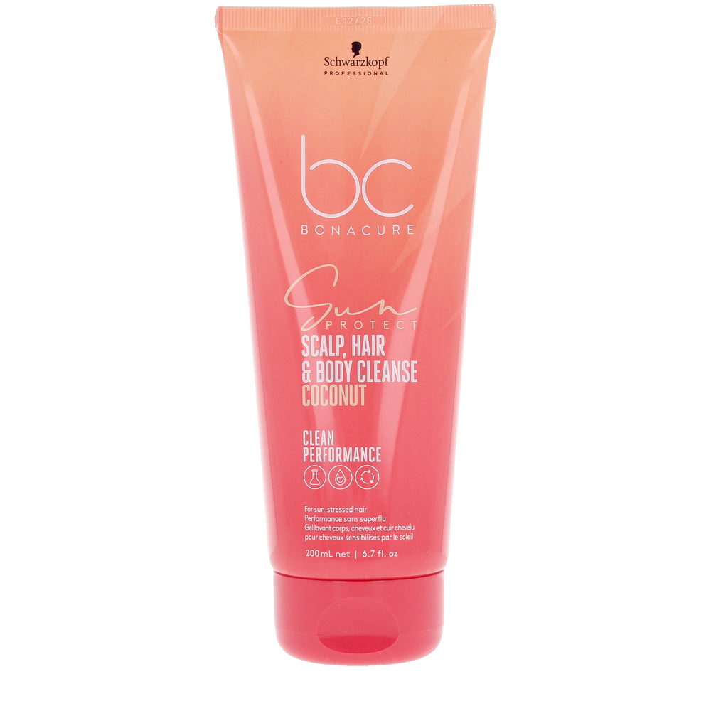 SCHWARZKOPF-BC SUN PROTECT Shampoo 3 em 1 200 ml.-DrShampoo - Perfumaria e Cosmética
