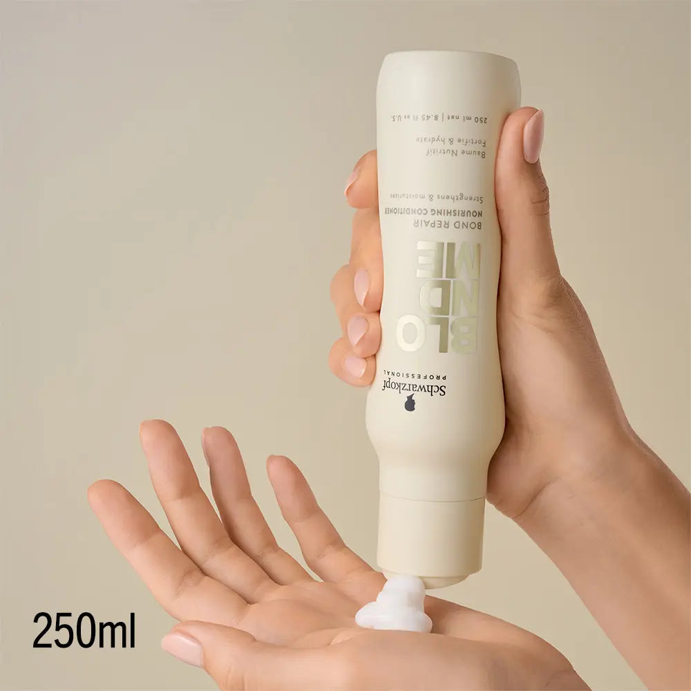 SCHWARZKOPF-BLONDME BOND REPAIR condicionador nutritivo 250 ml-DrShampoo - Perfumaria e Cosmética