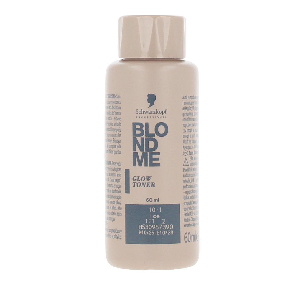 SCHWARZKOPF-BLONDME brilho matificante Ice 10 1 60 ml-DrShampoo - Perfumaria e Cosmética