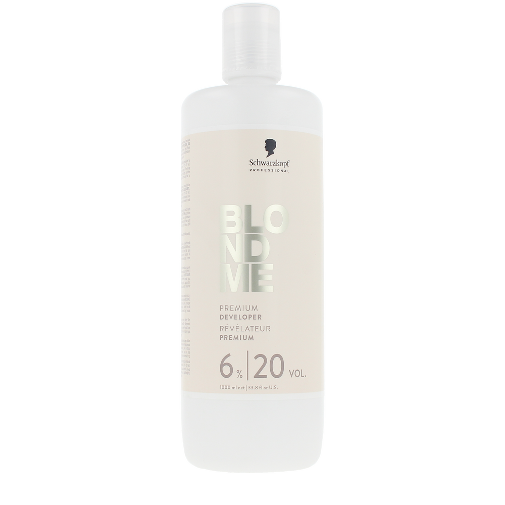 SCHWARZKOPF-BLONDME revelador premium 6% 20 vol. 1000ml-DrShampoo - Perfumaria e Cosmética