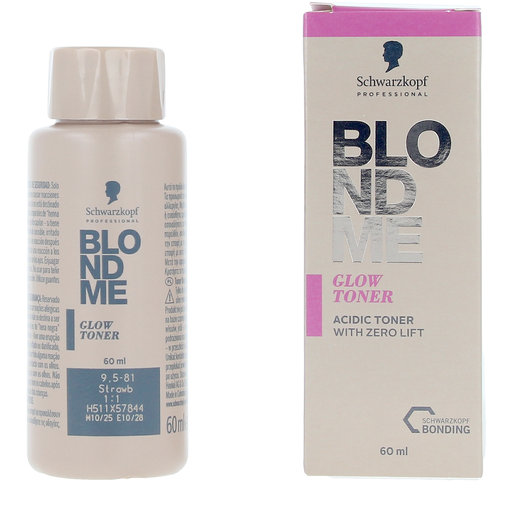 SCHWARZKOPF-BLONDME shine toner Strawberry 95 81 60 ml-DrShampoo - Perfumaria e Cosmética
