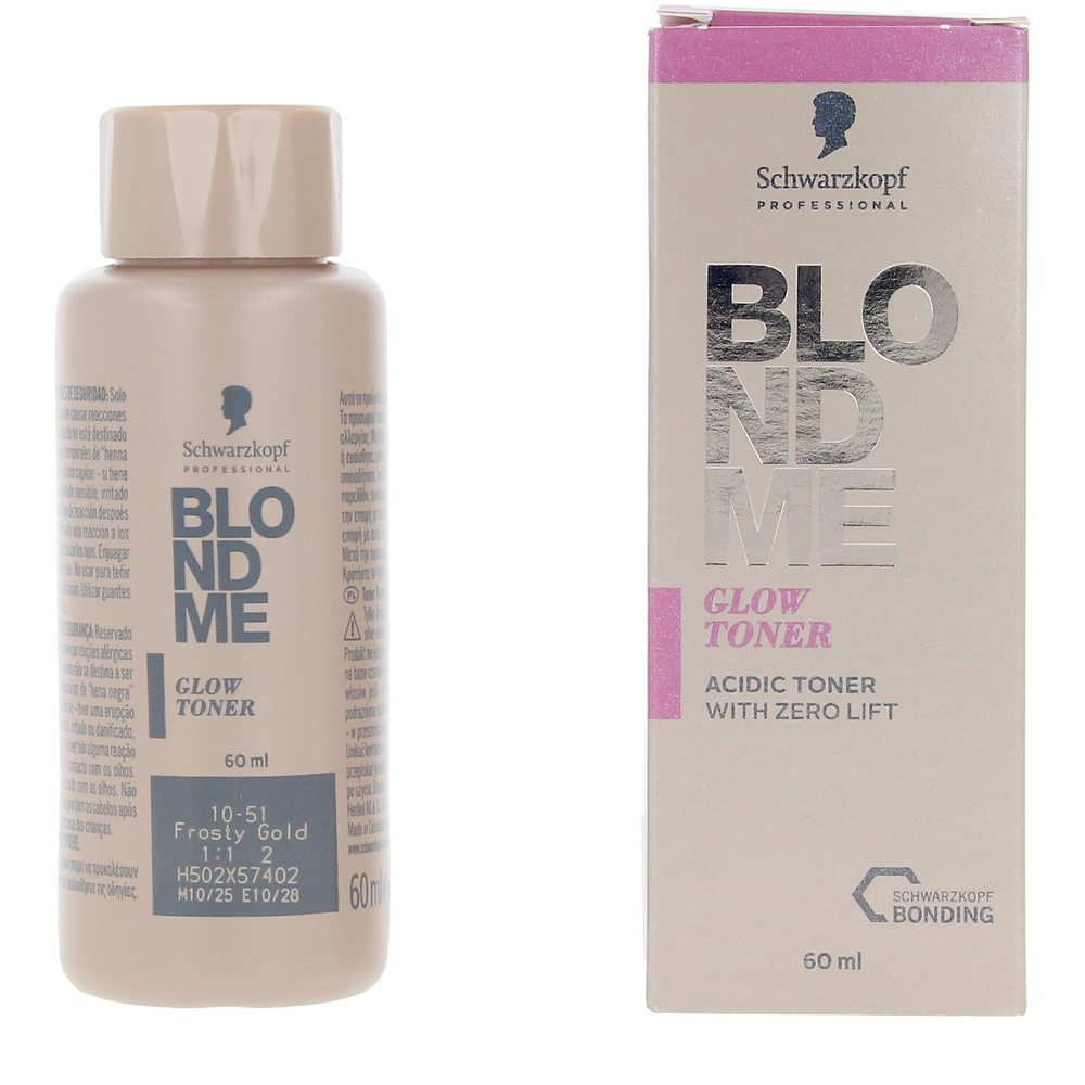 SCHWARZKOPF-BLONDME toner brilho Ice Gold 10 51 60 ml-DrShampoo - Perfumaria e Cosmética
