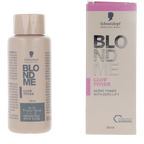 SCHWARZKOPF-BLONDME toner brilho Ice Gold 10 51 60 ml-DrShampoo - Perfumaria e Cosmética
