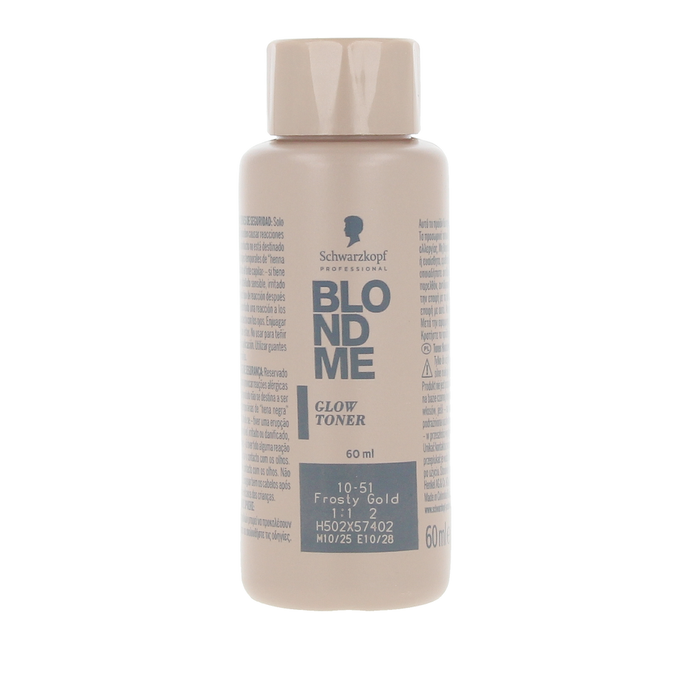 SCHWARZKOPF-BLONDME toner brilho Ice Gold 10 51 60 ml-DrShampoo - Perfumaria e Cosmética
