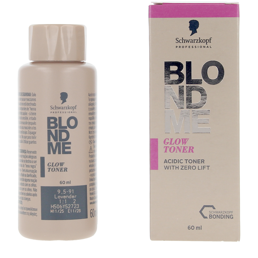 SCHWARZKOPF-BLONDME toner de brilho Lavender 95 91 60 ml-DrShampoo - Perfumaria e Cosmética