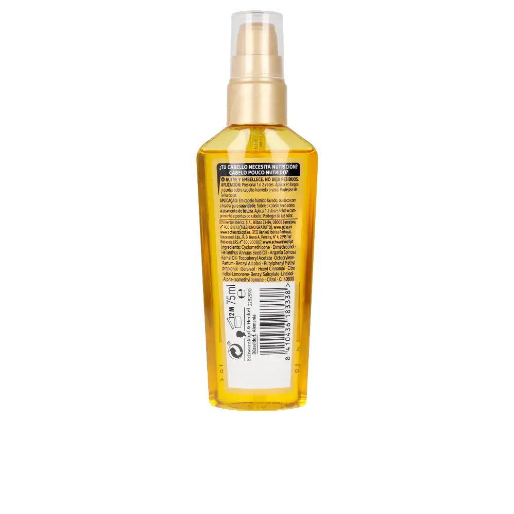 SCHWARZKOPF-GLISS HAIR REPAIR óleo elixir 75 ml-DrShampoo - Perfumaria e Cosmética